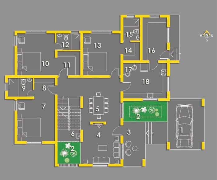 Kerala Style Three Bedroom House Plans Psoriasisguru