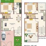 20×45-two-floors-plan