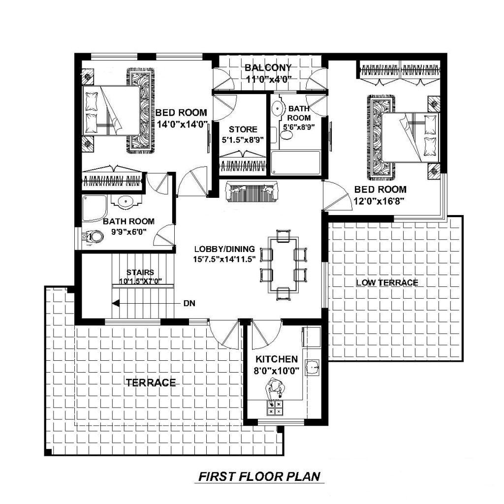 3 Bhk House Design Plan Freeman Mcfaine