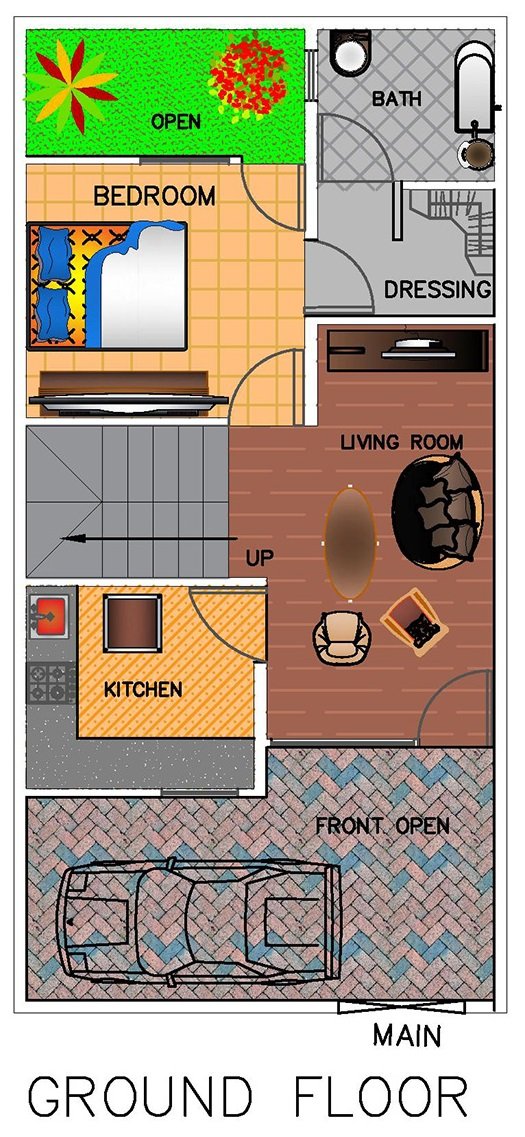 Best Modern 20 Feet By 40 Feet House Plans For Free - DecorChamp - Page 3