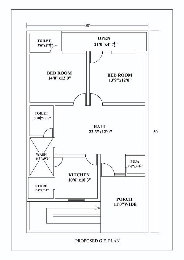 Share 80 2 Bhk House Plan Drawings Super Hot Nhadathoangha vn