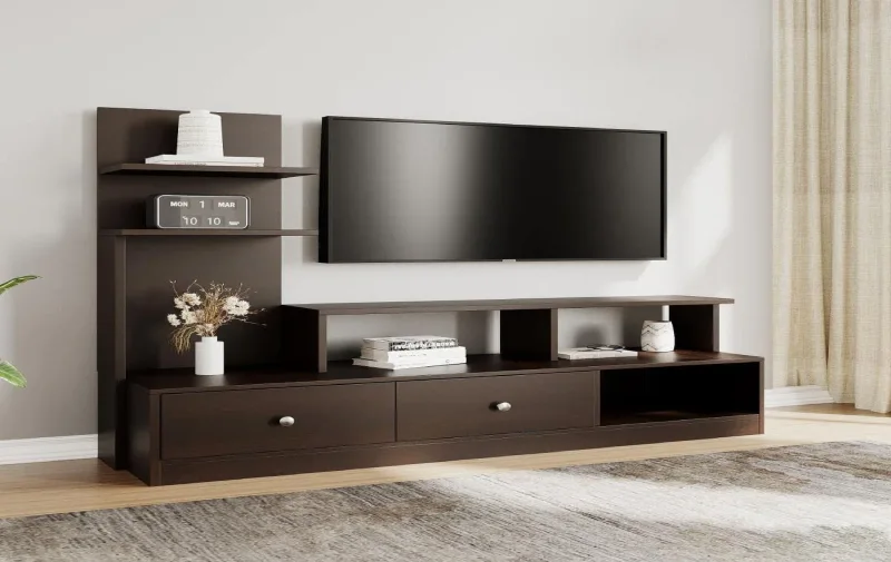 Wooden tv showcase