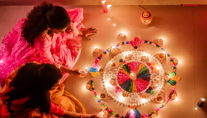 Rangoli Diwali Home Decoration