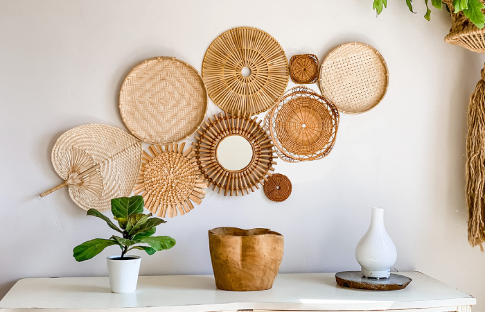 Ideas for Rattan Wall Decor: