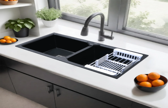 Design Features of Black Quartz Double Bowl Sinks 