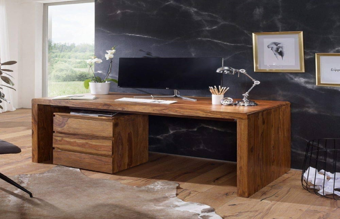 HR Modern House Aesthetic with the Teak Study Table