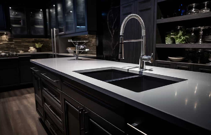 How to Integrate a Black Quartz Double Bowl Sink into Your Kitchen Design