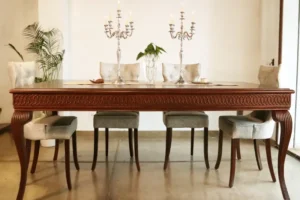 Contemporary Design Elements for an 8-Seater Dining Room